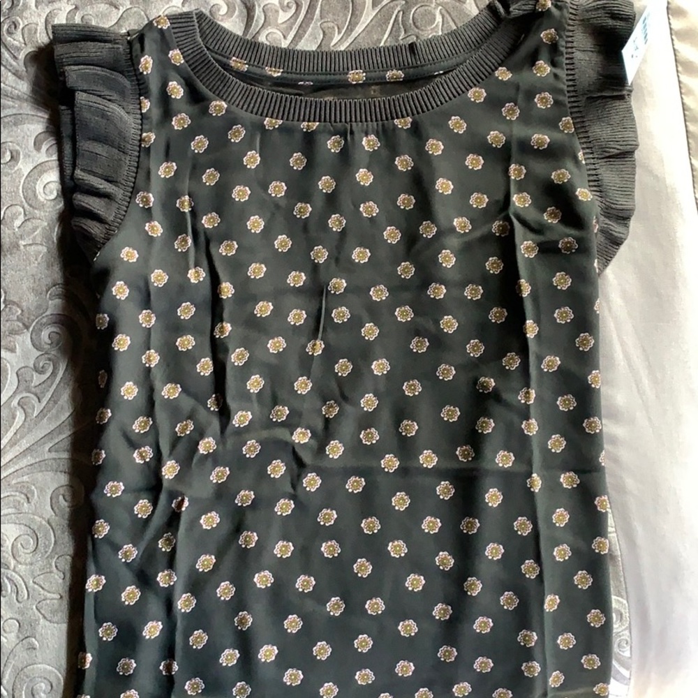 Petite mixed media shell